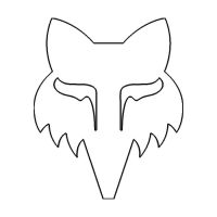 ADESIVO FOX HEAD 4" DIE CUT