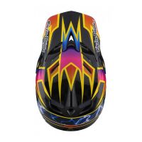 CASCO INTEGRALE TROY LEE DESIGNS D4 CARBON MIPS MD LIGHTING BLACK 139325003