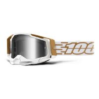 MASCHERA 100% RACECRAFT 2 MAYFAIR MIRROR SILVER LENS