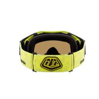 MASCHERA OAKLEY AIRBRAKE TROY LEE DESIGNS PAINTED YELLOW W BLACK ICE OO7107-19