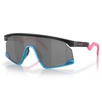 OAKLEY BXTR MATT BLACK TEAL W PRIZM BLACK SUNGLASSES OO9280-0539