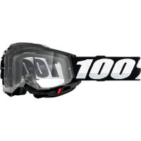 MASCHERA 100% ACCURI 2 OTG BLACK CLEAR LENS