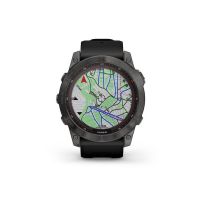 OROLOGIO GARMIN FENIX 7X SAPPHIRE SOLAR DLC CON CINTURINO NERO