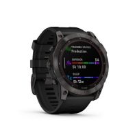 OROLOGIO GARMIN FENIX 7X SAPPHIRE SOLAR DLC GRIGIO CON CINTURINO NERO