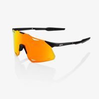 OCCHIALI 100% HYPERCRAFT MATTE BLACK CON LENTE HIPER RED