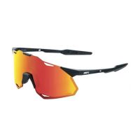 100% HYPERCRAFT XS SOFT TACT BLACK LENS HYPER RED MIRROR MULTILAYER SUNGLASSES