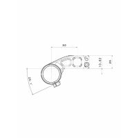 ATTACCO MANUBRIO BCA XC CORTO 31.8 50 MM -25MM DEG
