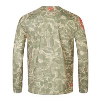 MAGLIA ENDURA GRID FLORAL LTD PRINTED L/S TEE