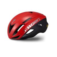CASCO SPECIALIZED S-WORKS EVADE II MIPS M SATIN/GLOSS FLO RED/CHROME