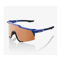 OCCHIALI 100% SPEEDCRAFT BLUE OPACO CON LENTE HIPER COPPER MIRROR