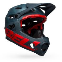 CASCO BELL SUPER DH MIPS SPHR MIPS MT M PRIME MATTE BLUE/CRIMSON