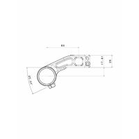 ATTACCO MANUBRIO BCA LUNGO XC 31.8 65MM -25 DEG