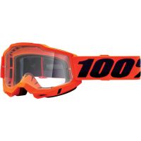 MASCHERA 100% ACCURI 2 ORANGE CLEAR LENS