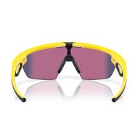 OCCHIALI OAKLEY SPHAERA GIALLO OPACO LENTE PRIZM ROAD TOUR DE FRANCE COLLECTION