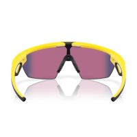 OCCHIALI OAKLEY SPHAERA GIALLO OPACO LENTE PRIZM ROAD TOUR DE FRANCE COLLECTION