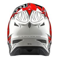 Casco TLD D3 Corona Comp XL Rosso/bianco