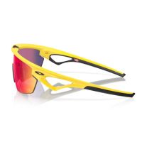 OCCHIALI OAKLEY SPHAERA GIALLO OPACO LENTE PRIZM ROAD TOUR DE FRANCE COLLECTION