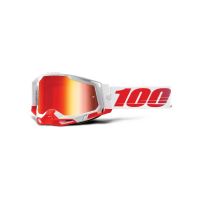 MASCHERA 100% RACECRAFT 2 ST-KITH MIRROR RED LENS