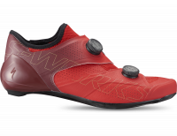 SCARPE SPECIALIZED S-WORKS ARES ROAD 38 FLO RED MAROON 61022-4138