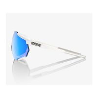 OCCHIALI 100% RACETRAP MATTE WHITE BLUE LENS