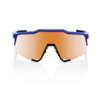 OCCHIALI 100% SPEEDCRAFT BLUE OPACO CON LENTE HIPER COPPER MIRROR