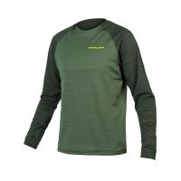 ENDURA SINGLETRACK FLEECE L GREEN FOREST JERSEY