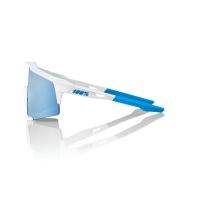 OCCHIALI 100% SPEEDCRAFT SE MOVIESTAR TEAM BIANCO CON LENTE HIPER BLUE
