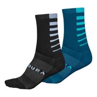 ENDURA COOLMAX STRIPE II  SOCKS 2 PAIR