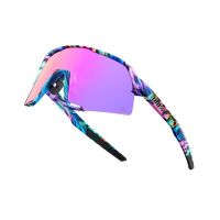 OCCHIALI 100% S3 PETER SAGAN LE SOFT TACT TIE DYE LENTE VIOLA MULTILAYER MIRROR