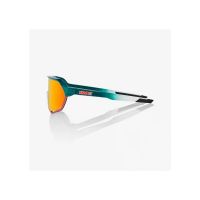 100% S2 BORA HANSGROHE TEAM METALLIC MATTE WHITE HYPER RED SUNGLASSES