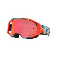 MASCHERA OAKLEY AIRBRAKE TROY LEE DESIGNS SERIES JUNGLE/BLUE W/PRIZM TRAIL TORCH