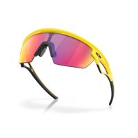 OCCHIALI OAKLEY SPHAERA GIALLO OPACO LENTE PRIZM ROAD TOUR DE FRANCE COLLECTION