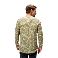 MAGLIA ENDURA GRID FLORAL LTD PRINTED L/S TEE