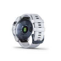 OROLOGIO GARMIN FENIX 7 SAPPHIRE SOLAR EDITION DLC BLU CON CINTURINO BIANCO