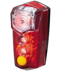 TOPEAK REAR LED TAILLIGHT RED/YELLOW REDLITE MEGA WITH 5 LEDS AND BATTERIES