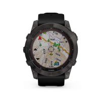 OROLOGIO GARMIN FENIX 7X SAPPHIRE SOLAR DLC GRIGIO CON CINTURINO NERO