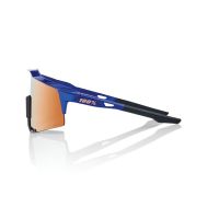 OCCHIALI 100% SPEEDCRAFT BLUE OPACO CON LENTE HIPER COPPER MIRROR