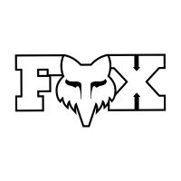 ADESIVO FOX HEAD F-HEAD 18 CM