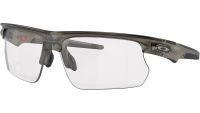 OAKLEY BISPHAERA SMOKE GREY CLEAR PHOTOCHROMIC LENS SUNGLASSES