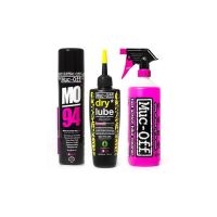 MUC-OFF BIKE WASH PROTECT E DRY LUBE KIT