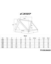 TELAIO COLNAGO C68 DISC FRAME