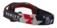 MASCHERA OAKLEY AIRBRAKE TROY LEE DESIGNS SERIES RWB STARS CLEAR OO7107-2900