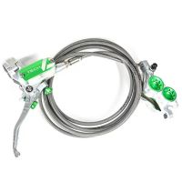 HOPE REAR BRAKE TECH4 V4 BRAIDED SILVER LIMITED EDITION