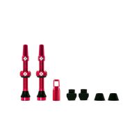 MUC-OFF TUBELESS VALVE KIT 44MM ROSSO