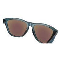 OCCHIALI OAKLEY FROGSKINS CRYSTAL BLACK PRIZM SAPPHIRE POLARIZED OO9013-F655