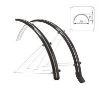 Fenders set POLYCARBONATE WITH SPLASH GUARD - 28