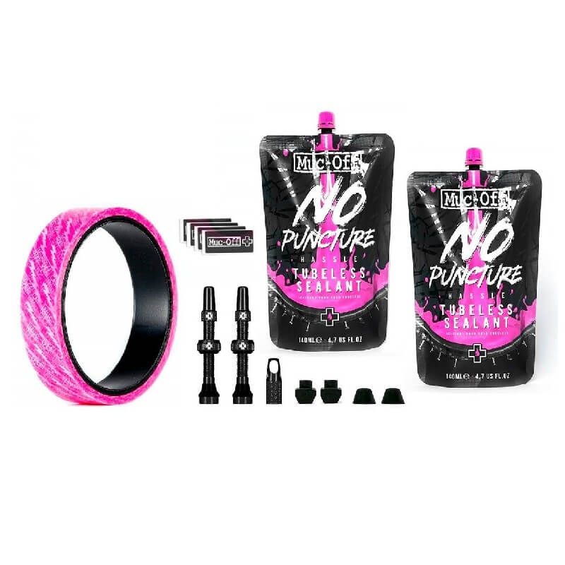 KIT CONVERSIONE MUC-OFF ULTIMATE TUBELESS SETUP KIT ROAD VALVOLE 44 MM