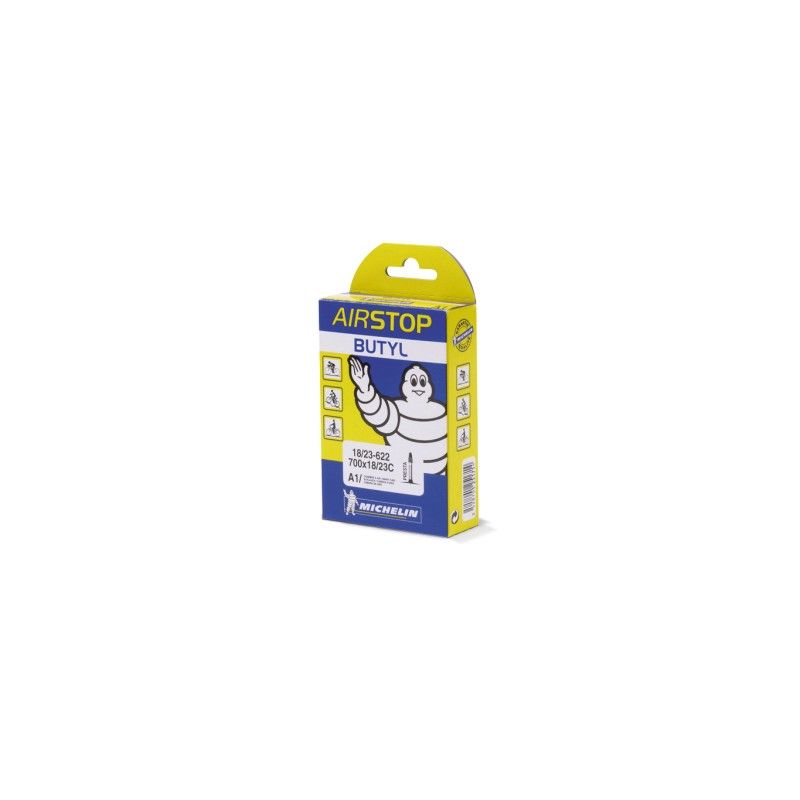 CAMERA D'ARIA MICHELIN AIRSTOP BUTYL A1 700X18/25C VALVOLA PRESTA 80 MM