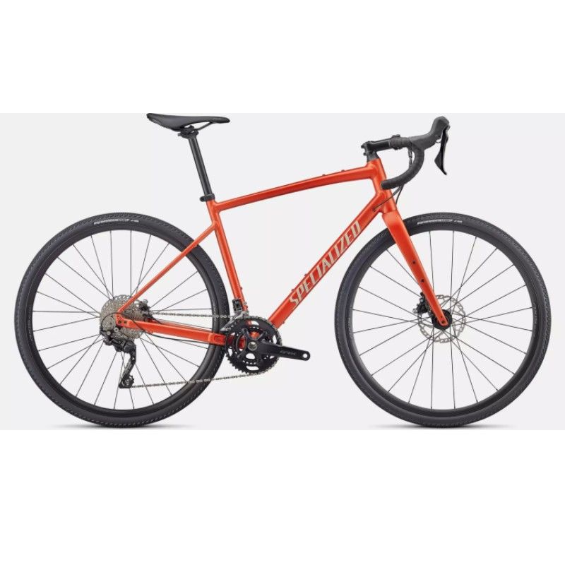 BICI SPECIALIZED DIVERGE E5 ELITE 56 SATIN REDWOOD/GLOSS WHITE/CHROME/CLEAN