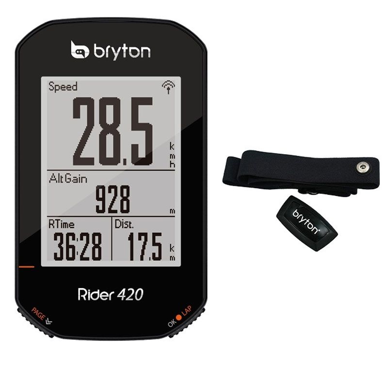 CICLOCOMPUTER GPS BRYTON RIDER BR420H - Pro-M Store